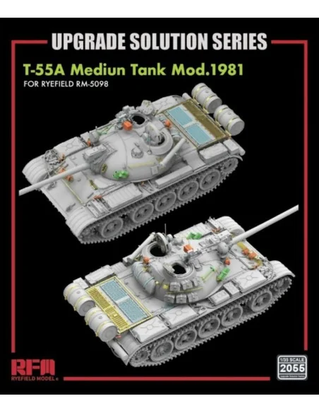 T-55A Medium Tank Mod. 1981 for RFM5098 - Upgrade Solution, 1/35 - ...