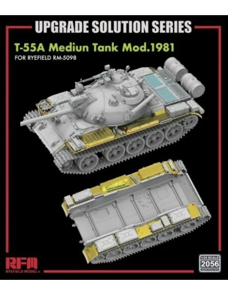 T-55A Medium Tank Mod.1981 for RFM5098 - Upgrade Solution, 1/35 - R...