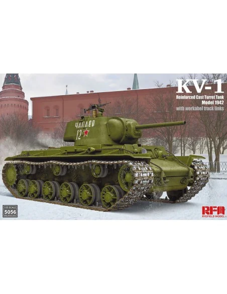 [NO_DESC] KV-1 Reinforced Cast Turret Tank Model 1942, 1/35 - Rye F...