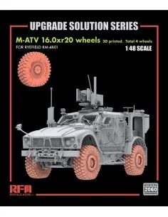 [NO_DESC] M-ATV 16.0xr20 Wheels 3D Printed (4 Wheels) for RFM 4801,...