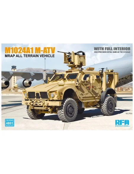 M1240A1 M-ATV MRAP All Terrain Vehicle, 1/48 - Rye Field Model 4801