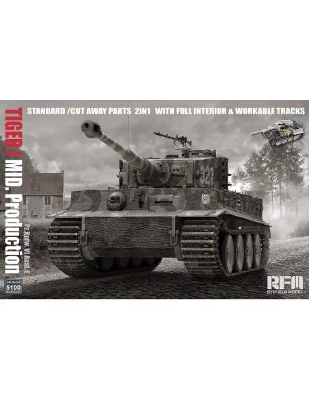 [NO_DESC] Tiger I Mid Production 2 in 1 w/Cutaway Parts & Full Inte...