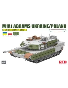 M1A1 Abrams Ukraine / Poland 2 in 1 Limited Edition, 1/35 - Rye Fie...