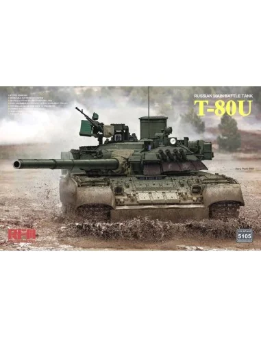 T-80U Russian MBT, 1/35 - Rye Field Model 5105