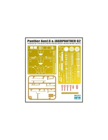 Upgrade Set For Panther Ausf.G & Jagdpanther G2 (for 5018, 5019, 50...