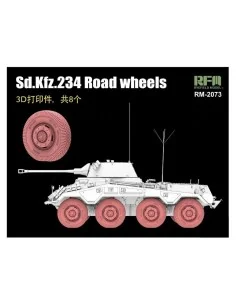 Sd.Kfz. 234 Road Wheels 3D Printed (8 pcs.), 1/35 - Rye Field Model...