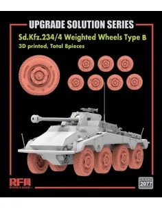[NO_DESC] Sd.Kfz.234/4 3D Printed Wheels Type B (8 pcs), 1/35 - Rye...