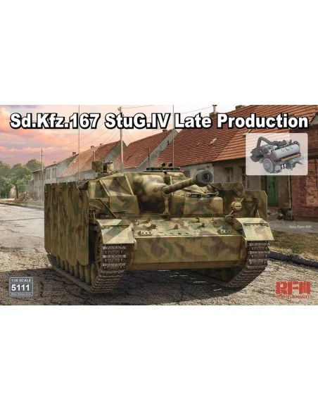Sd.Kfz.167 StuG.IV Late Production with Engine & Workable tracks, 1...