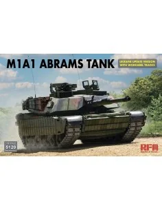 M1A1 Abrams Tank Ukraine Update Version with Workable Tracks, 1/35 ...