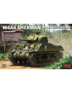 M4A4 Sherman with Workable Tracks & Metal Barrel, 1/35 - Rye Field ...