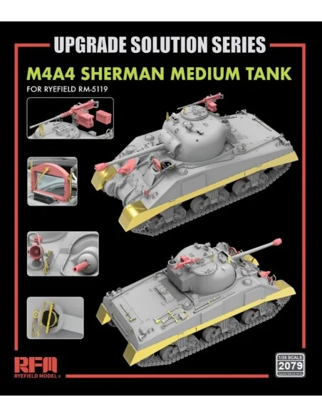 Upgrade Set for 5119 M4A4 Sherman, 1/35 - Rye Field Model RFM2079