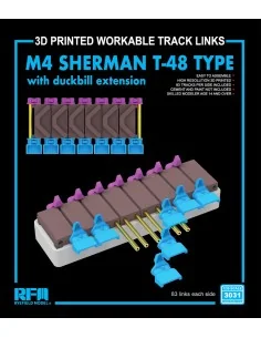 M4 Sherman T-48 Type w/ Duckbill Extension, 1/35 - Rye Field Model ...