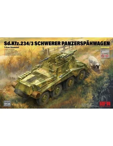 Sd.Kfz. 234/3 Schwerer Panzerspahwagen, 1/35 - Rye Field Model RFM5134