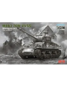 M4A3 76W VVSS Sherman Late Standard Version Full Interior, 1/35 - R...