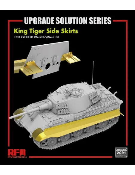 [NO_DESC] King Tiger Side Skirts, 1/35 - Rye Field Model RFM2091