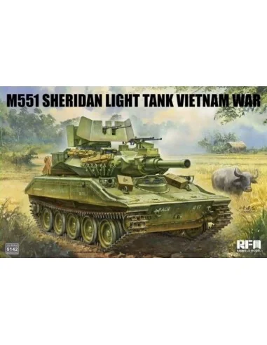 M551 Sheridan Light Tank Vietnam War, 1/35 - Rye Field Model RFM5142
