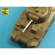 U.S. 75mm M3 tank barrel for Sherman M4 - Aber Models 56 L-01