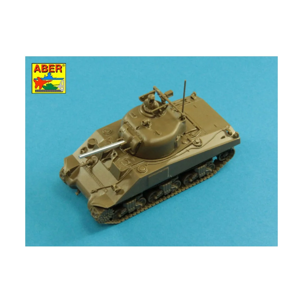 U.S. 75mm M3 tank barrel for Sherman M4, 1/56 - Aber Models 56 L-01