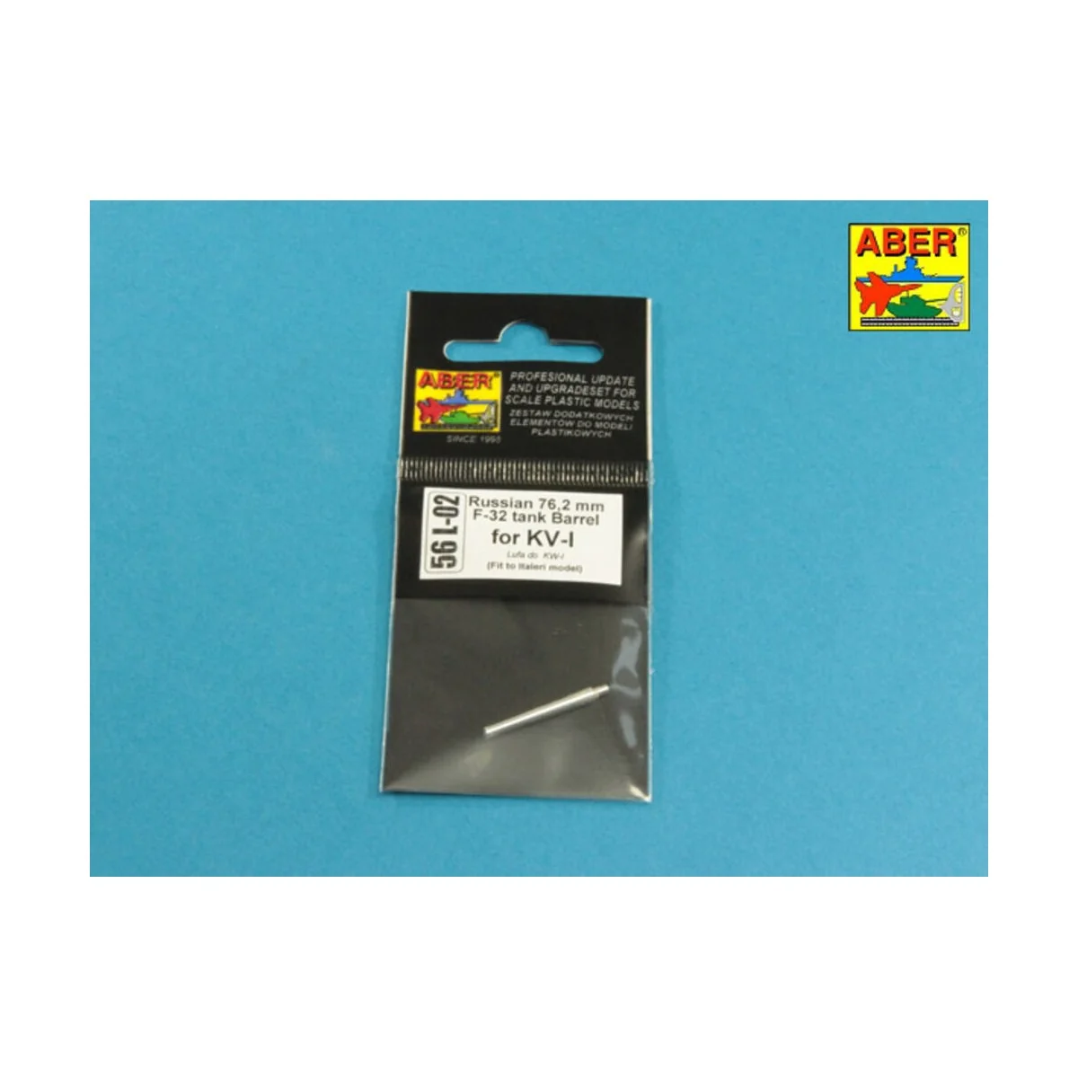 Russian 76, 2 mm F-32 barrel for KV-1, 1/56 - Aber Models 56 L-02