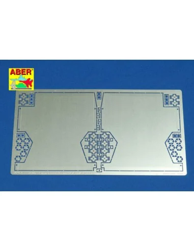 Exhaust covers for TigerI, Ausf.E-(Early/Late version), 1/16 - Aber...