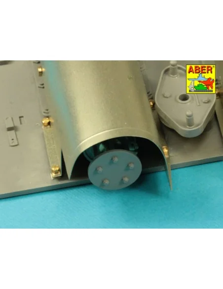 Exhaust covers for TigerI, Ausf.E-(Early/Late version), 1/16 - Aber...
