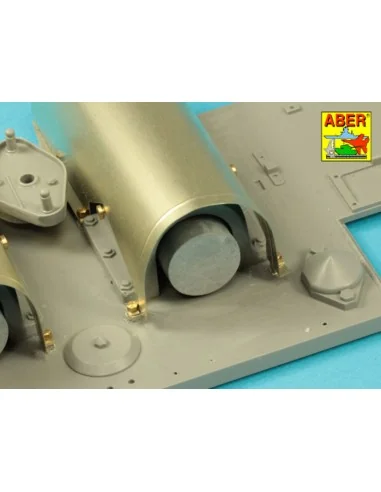 Exhaust covers for TigerI, Ausf.E-(Early/Late version), 1/16 - Aber...