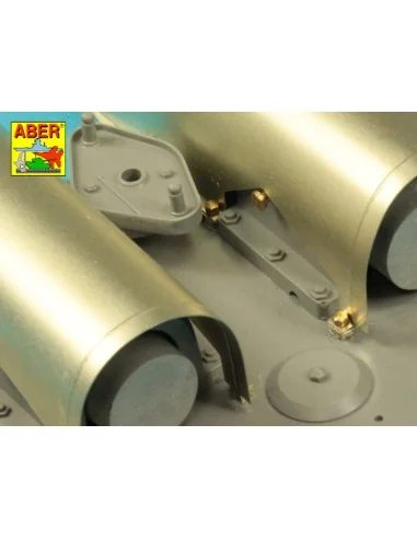 Exhaust covers for TigerI, Ausf.E-(Early/Late version), 1/16 - Aber...