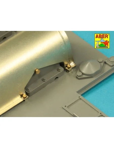 Exhaust covers for TigerI, Ausf.E-(Early/Late version), 1/16 - Aber...