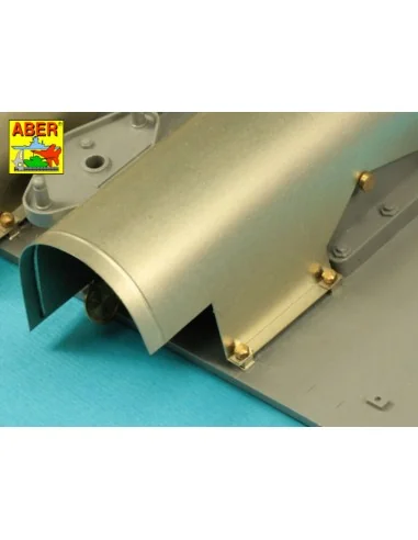 Exhaust covers for TigerI, Ausf.E-(Early/Late version), 1/16 - Aber...