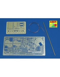 Driver's hatch details for TigerI, Ausf.E, 1/16 - Aber Models 16010