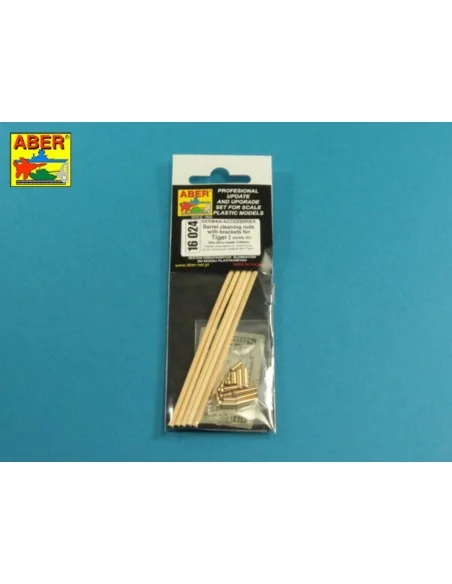 Barrel cleaning rods with brackets for Tiger I -very early model 12...