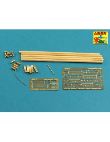 Barrel cleaning rods with brackets for Tiger I -very early model 12...