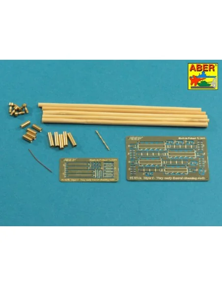 Barrel cleaning rods with brackets for Tiger I -very early model 12...