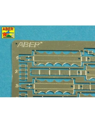 Barrel cleaning rods with brackets for Tiger I -very early model 12...