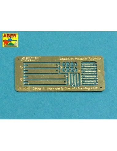 Barrel cleaning rods with brackets for Tiger I -very early model 12...