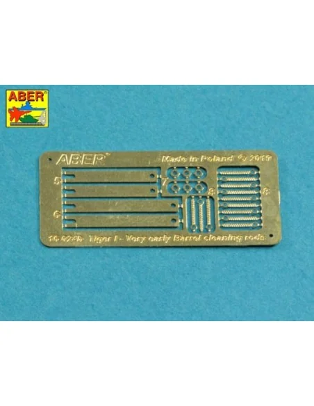 Barrel cleaning rods with brackets for Tiger I -very early model 12...
