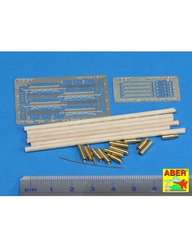 Cleaning rods for Tiger I -late, 1/16 - Aber Models 16025