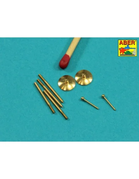 Some usefull turned parts to Tiger I for early versions, 1/16 - Abe...