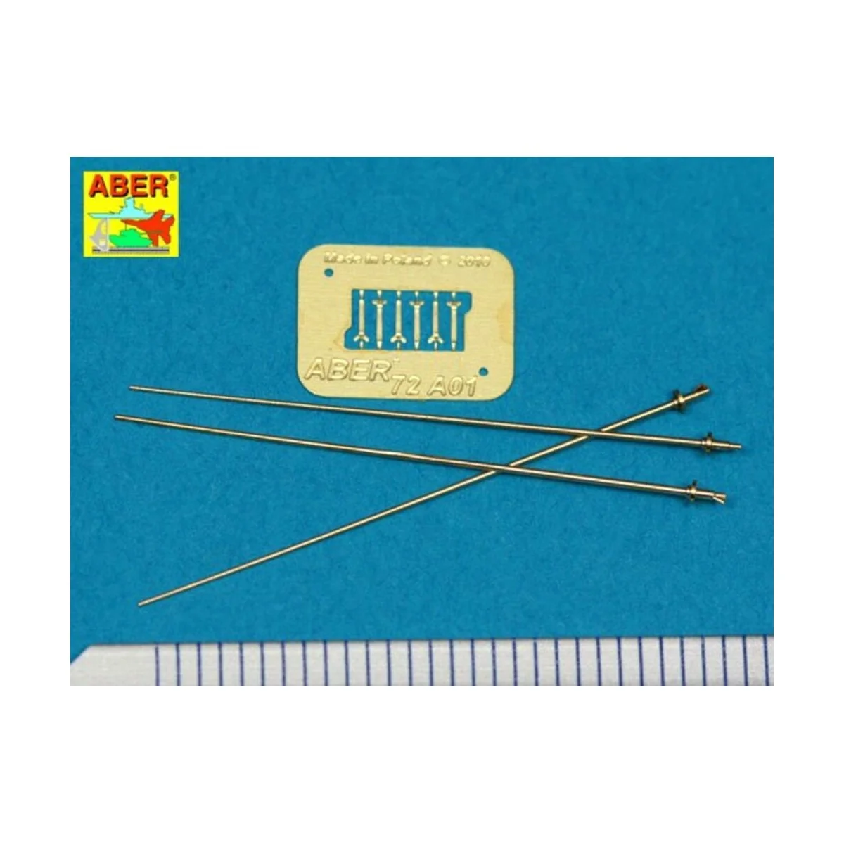 German 2 m antennas x3 pcs, 1/72 - Aber Models 72 A01