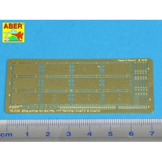 Side skirts for Panther A/D, 1/72 - Aber Models 72 A02
