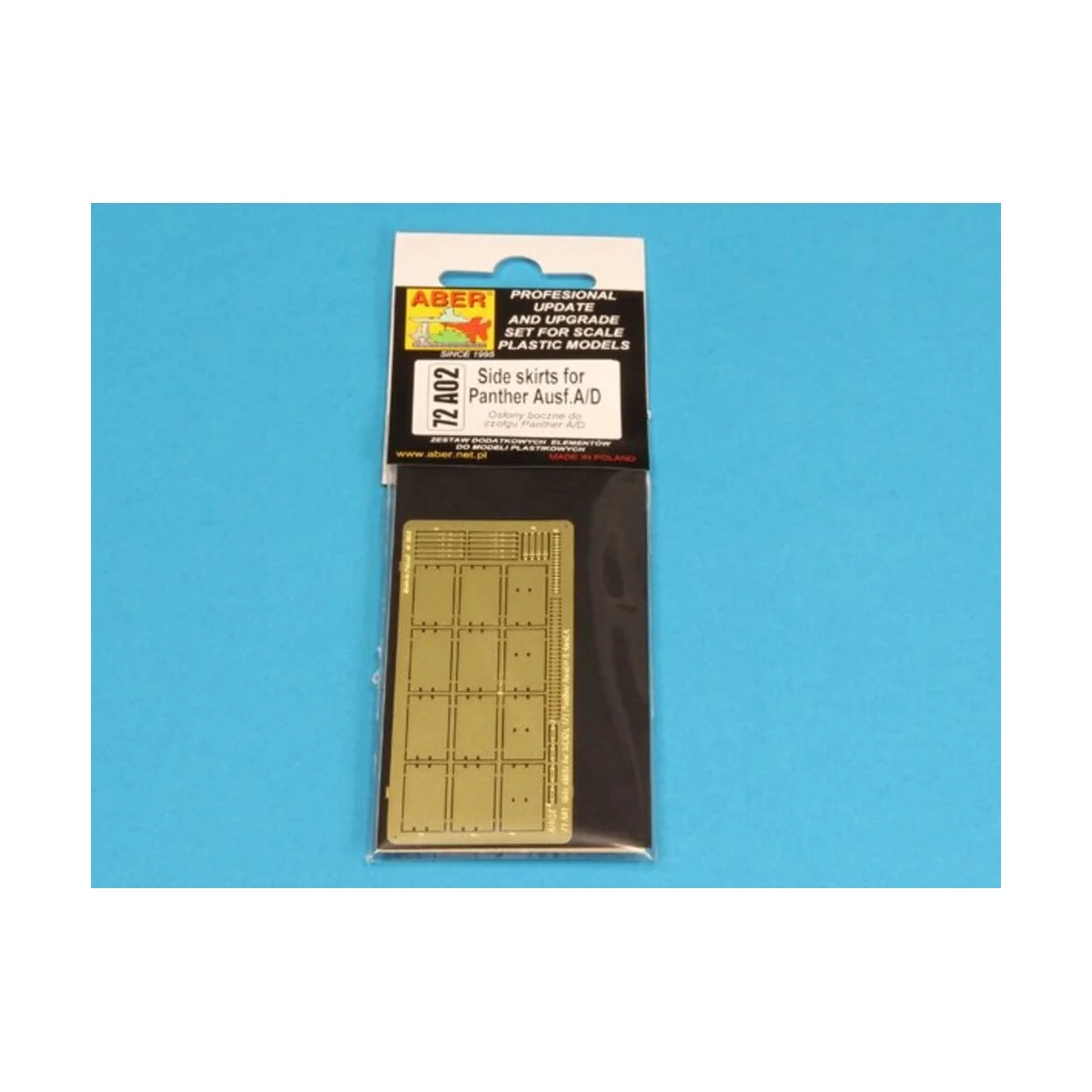 Side skirts for Panther A/D, 1/72 - Aber Models 72 A02