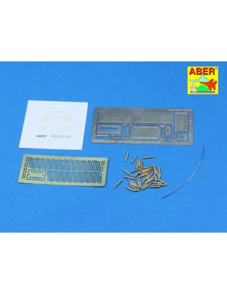 .50 cal. Amuunition with box set for M2 MG, 1/16 - Aber Models 16047