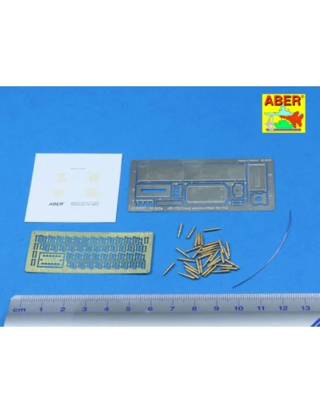 .50 cal. Amuunition with box set for M2 MG, 1/16 - Aber Models 16047