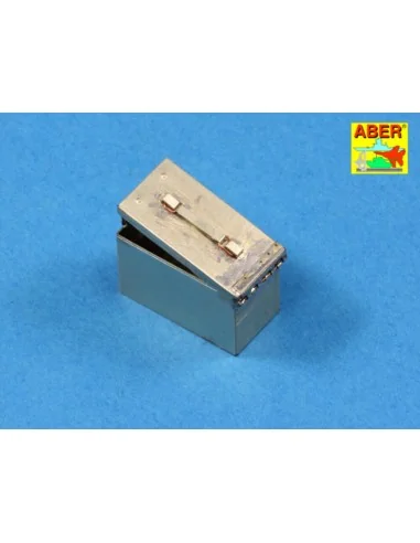 .50 cal. Amuunition with box set for M2 MG, 1/16 - Aber Models 16047