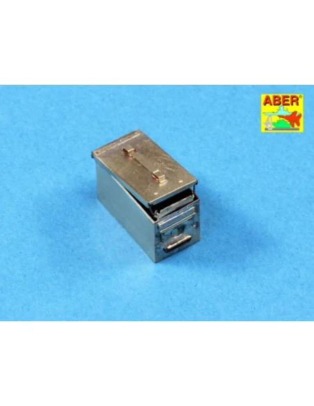 .50 cal. Amuunition with box set for M2 MG, 1/16 - Aber Models 16047