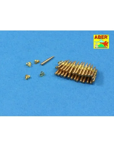 .50 cal. Amuunition with box set for M2 MG, 1/16 - Aber Models 16047
