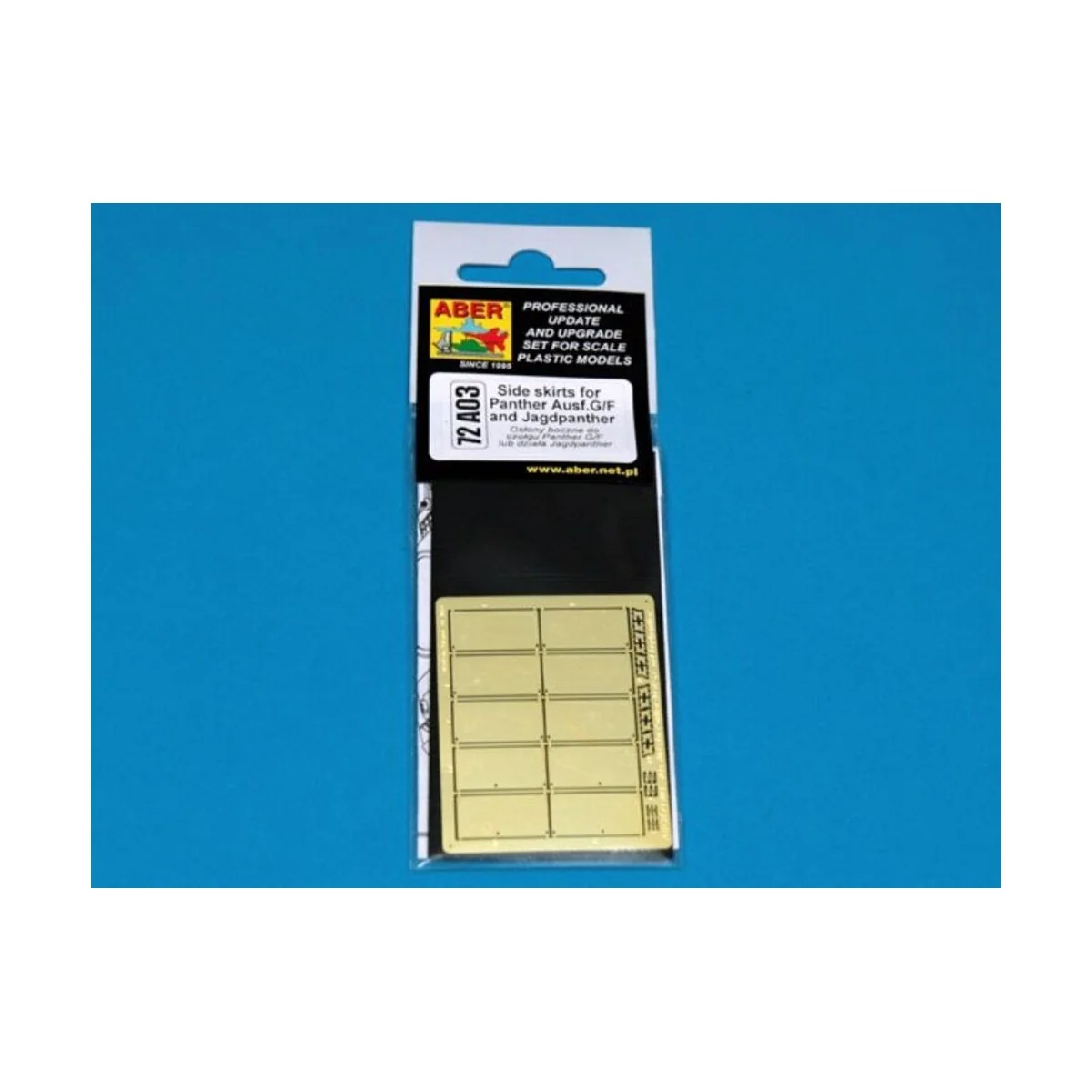 Side skirts for Panther G/F, 1/72 - Aber Models 72 A03