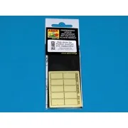 Side skirts for Panther G/F, 1/72 - Aber Models 72 A03