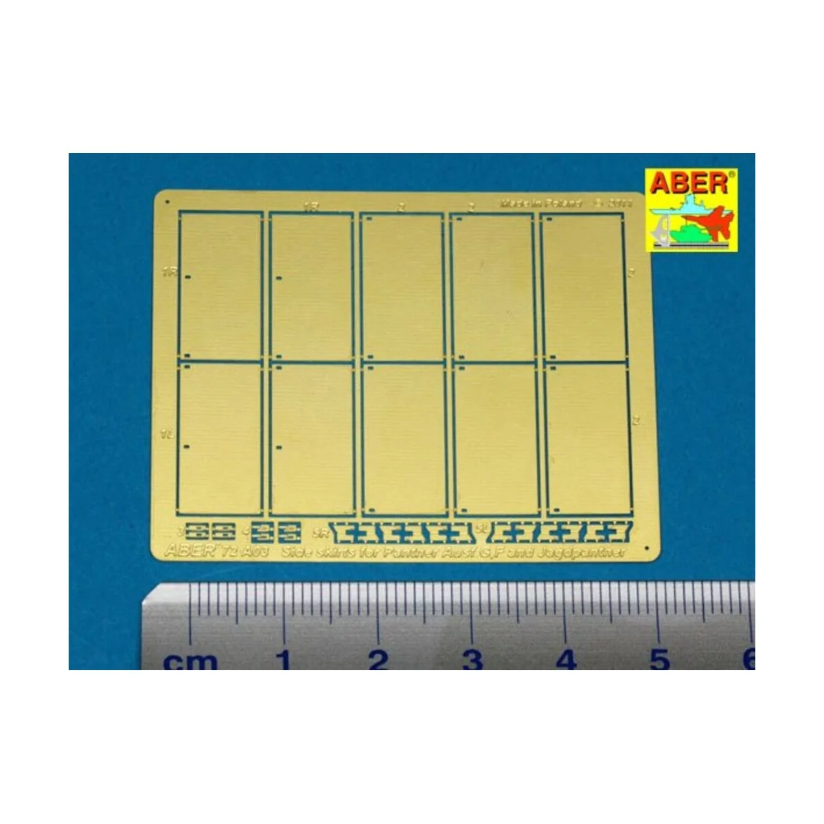 Side skirts for Panther G/F, 1/72 - Aber Models 72 A03
