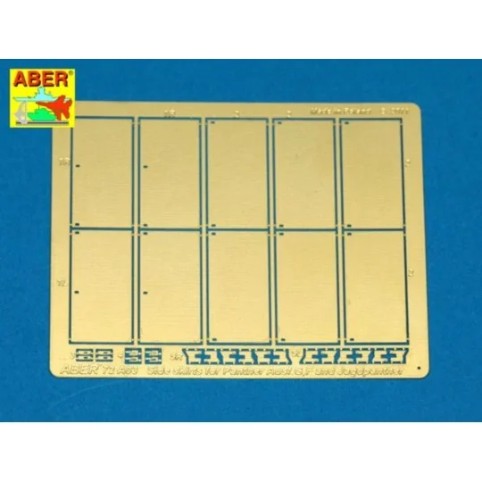 Side skirts for Panther G/F, 1/72 - Aber Models 72 A03